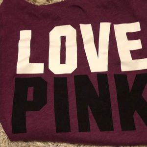 pink zip up purple/pink sweatshirt